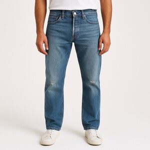 Levi’s 501 vintage denim straight leg button fly jeans classic fit 34x34